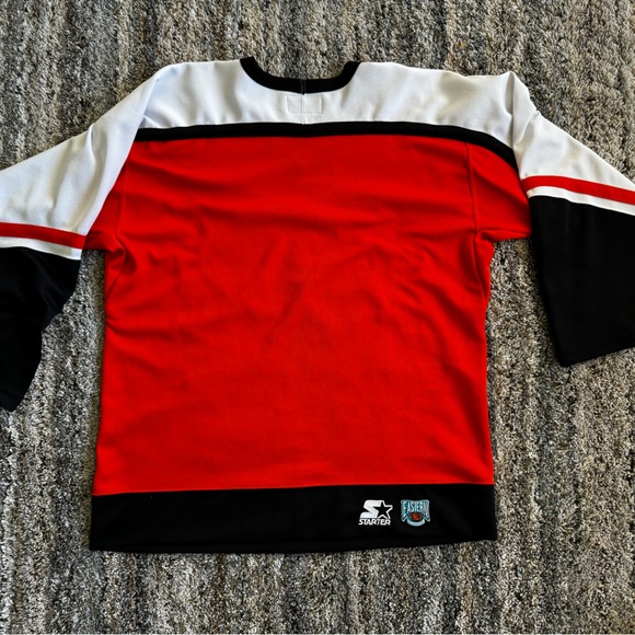 90s Vintage Starter Philadelphia Flyers NHL Jersey – Classic Logo, Size M - Picture 8 of 14